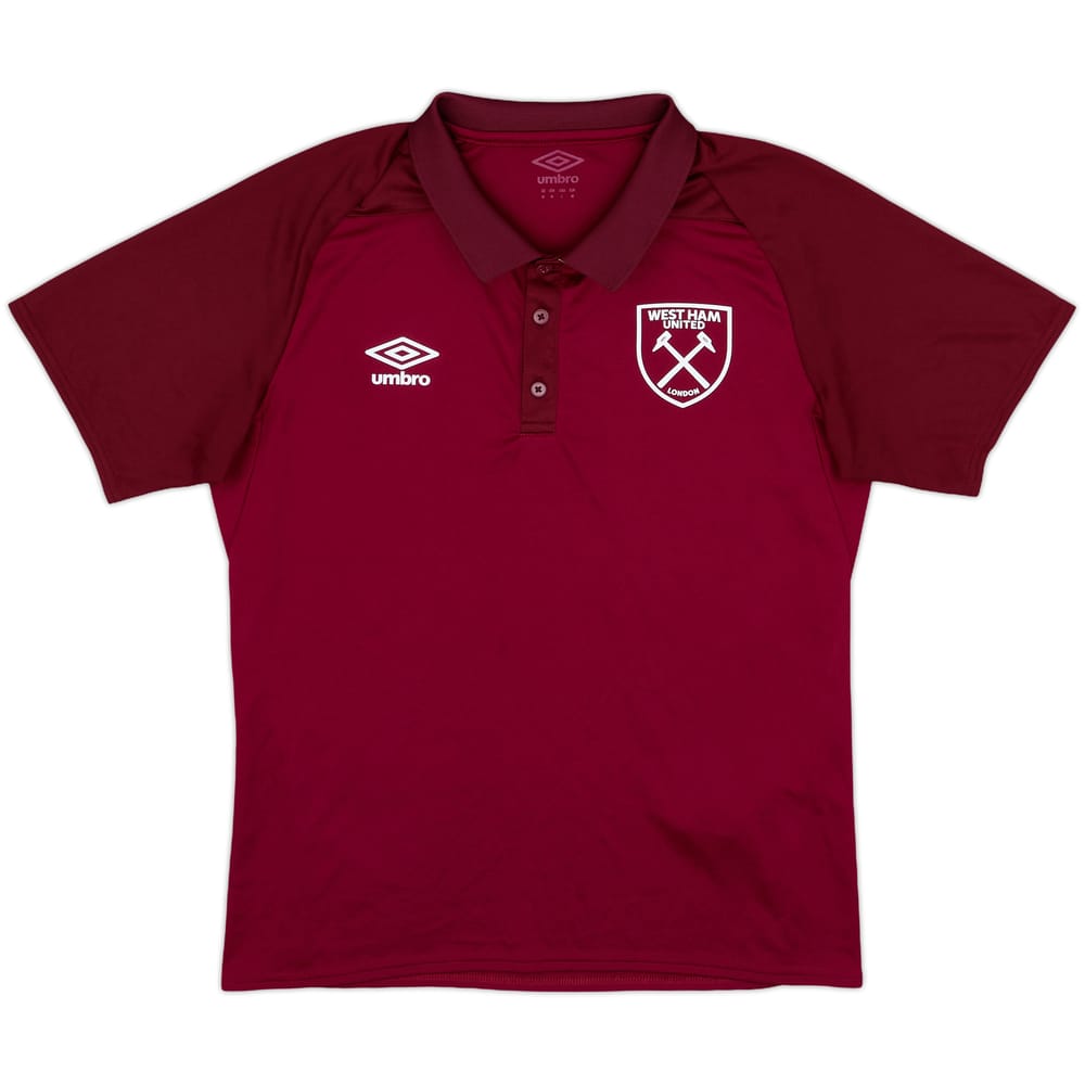 2017-18 West Ham Umbro Polo Shirt - 10/10 - (M)
