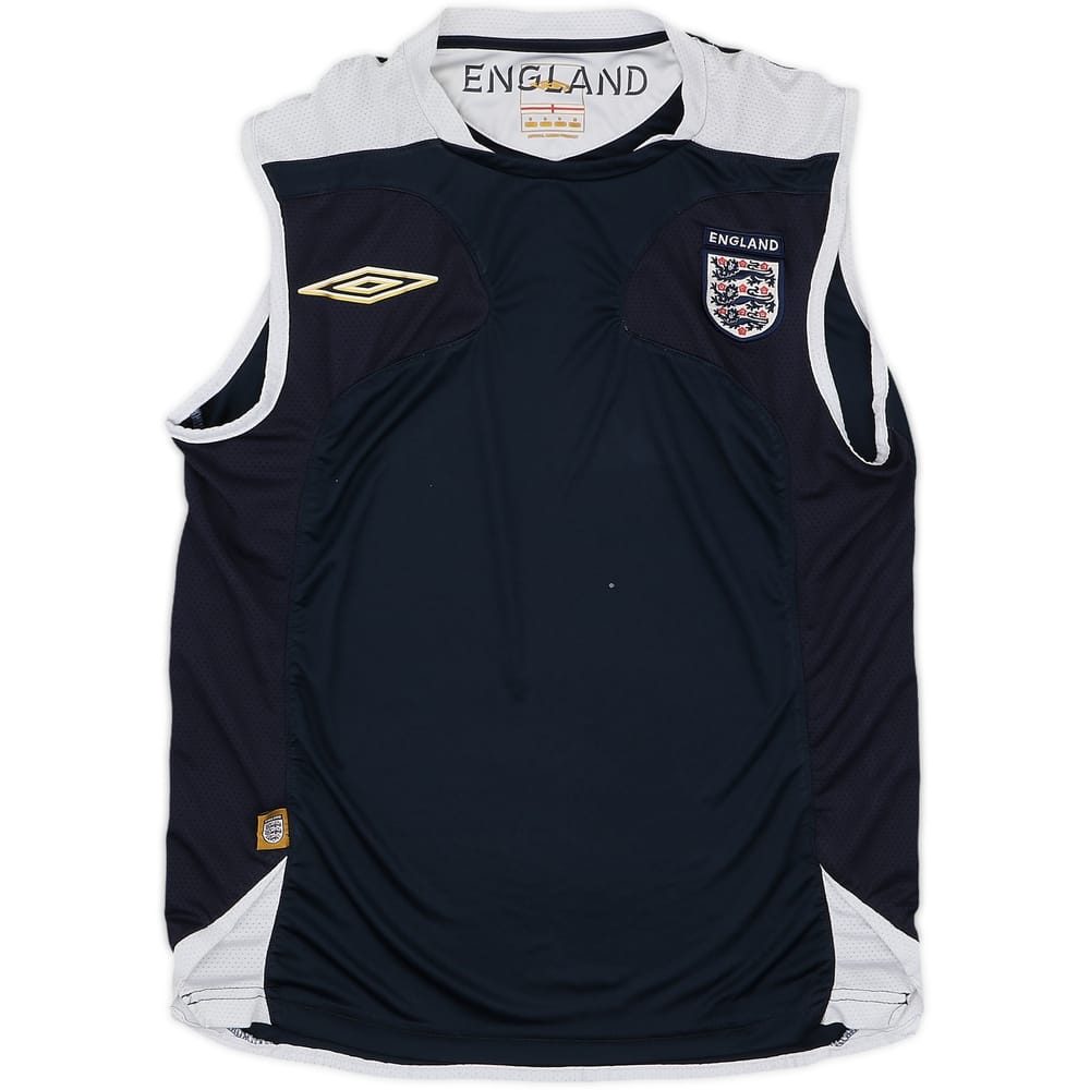 2006-07 England Umbro Training Vest - 7/10 - (S)