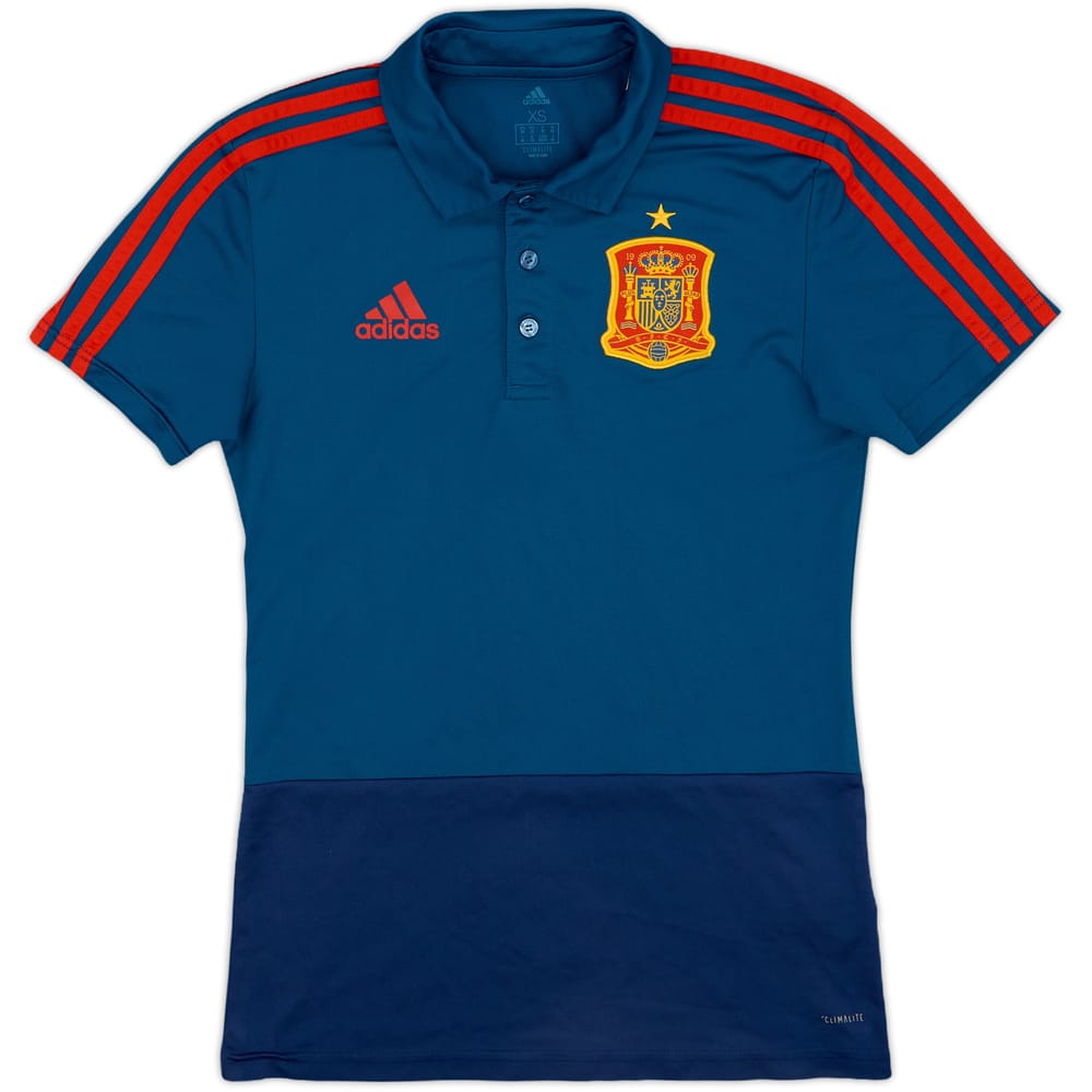 2017-18 Spain adidas Polo Shirt - 9/10 - (Women's XS)