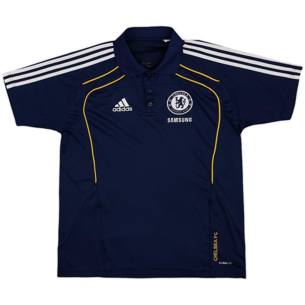2010-11 Chelsea adidas Polo Shirt - 8/10 - (M/L)