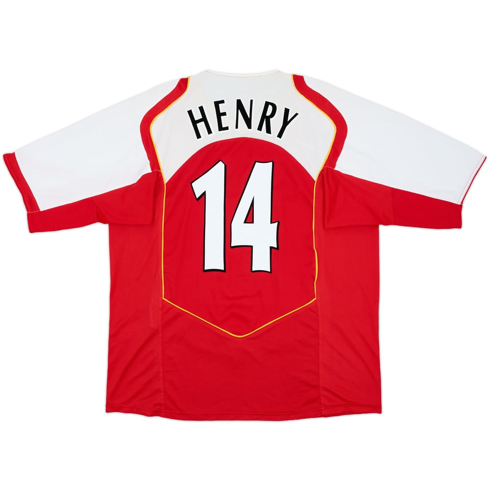 2004-05 Arsenal Home Shirt Henry #14 - 8/10 - (XXL)