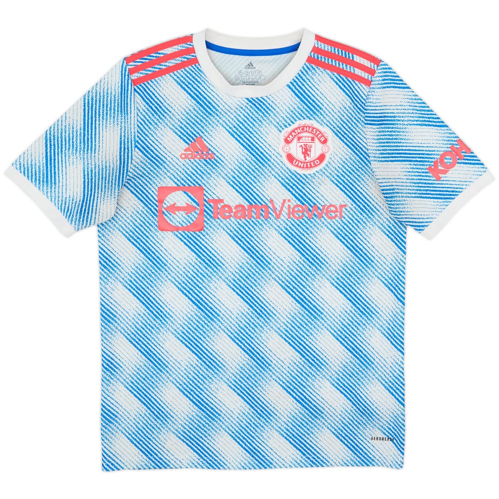 2021-22 Manchester United Away Shirt - 5/10 - (XL.Boys)