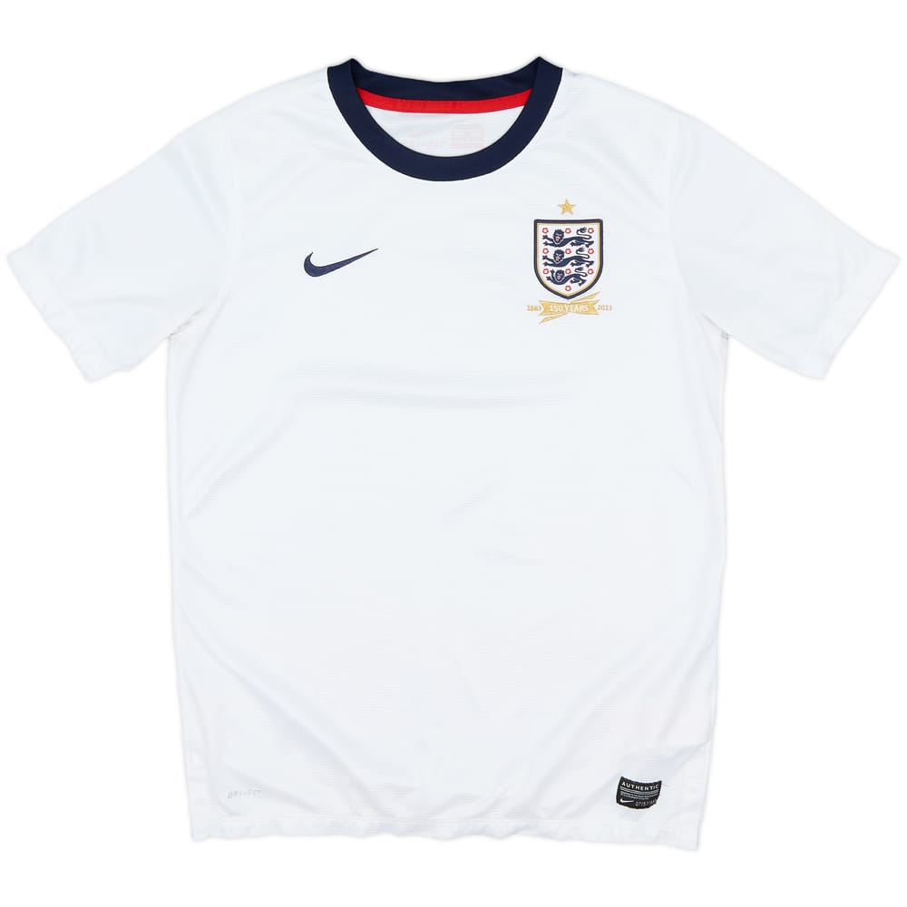 2013 England 150th Anniversary Home Shirt - 8/10 - (XL.Boys)