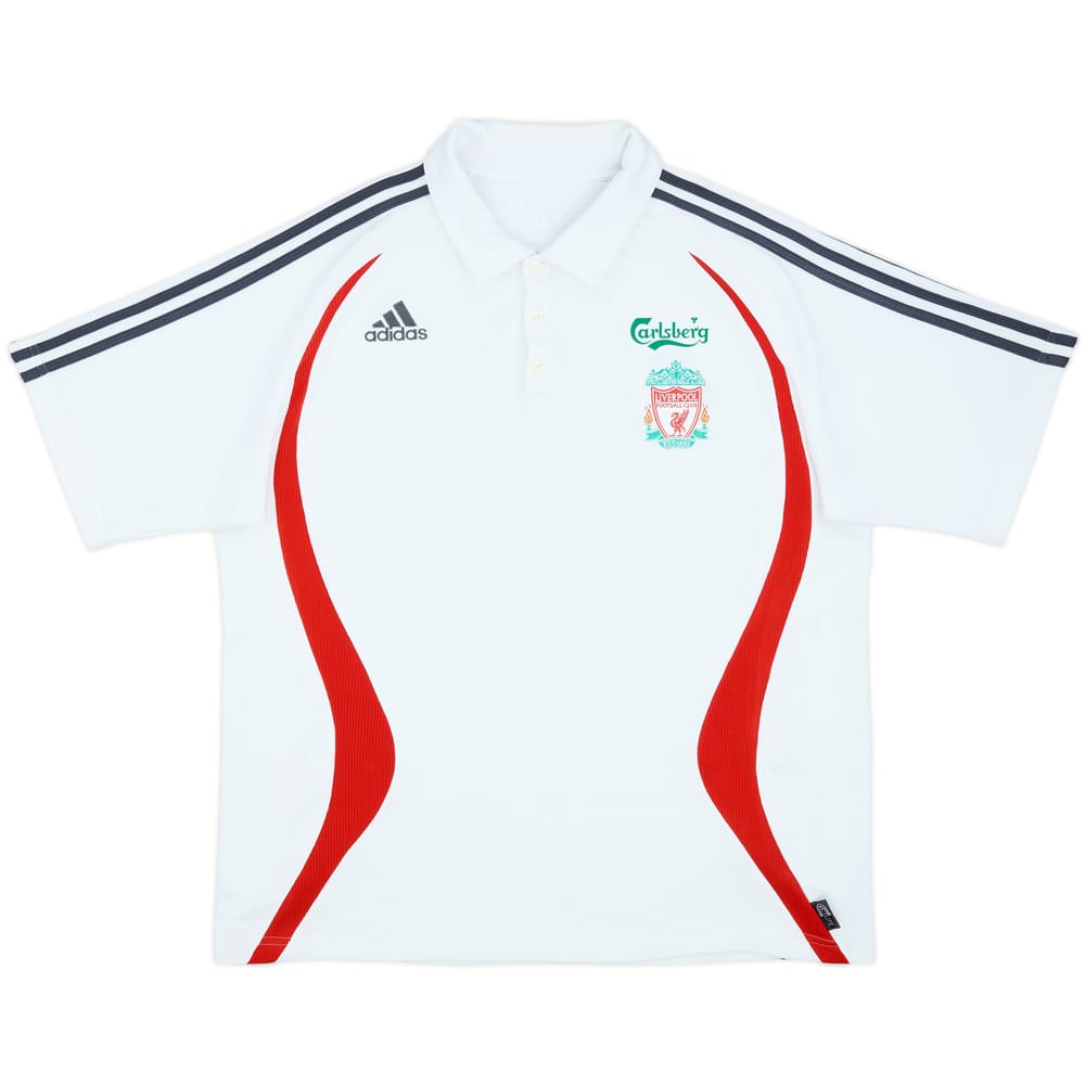 2006-07 Liverpool adidas Polo Shirt - 8/10 - (XL)