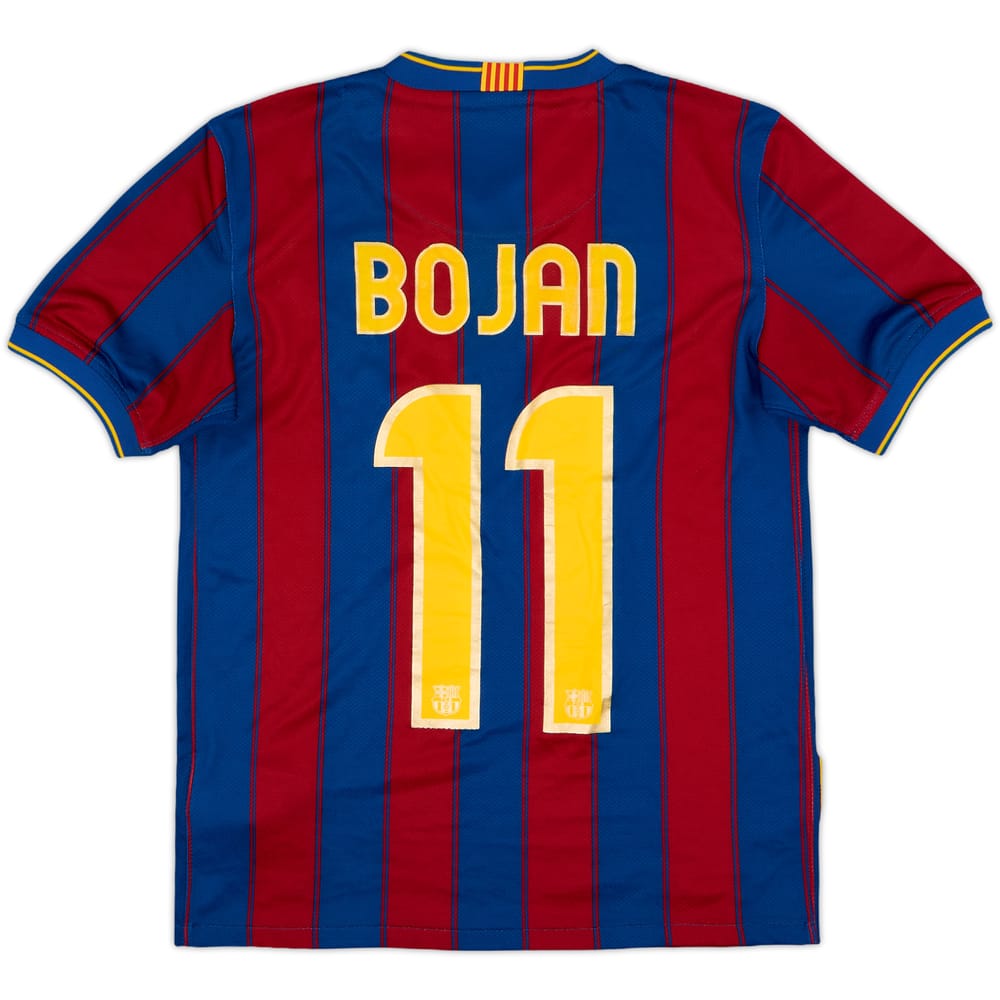 2009-10 Barcelona Home Shirt Bojan #11 - 9/10 - (L.Boys)