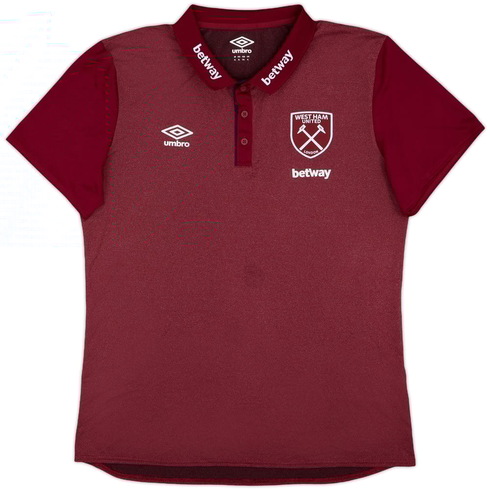2017-18 West Ham Umbro Polo Shirt - 10/10 - (XL)