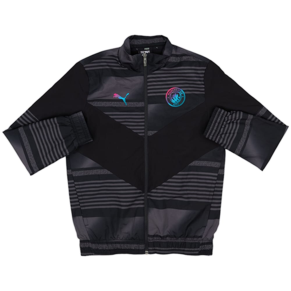 2021-22 Manchester City Puma Track Jacket - 8/10 - (M.Boys)