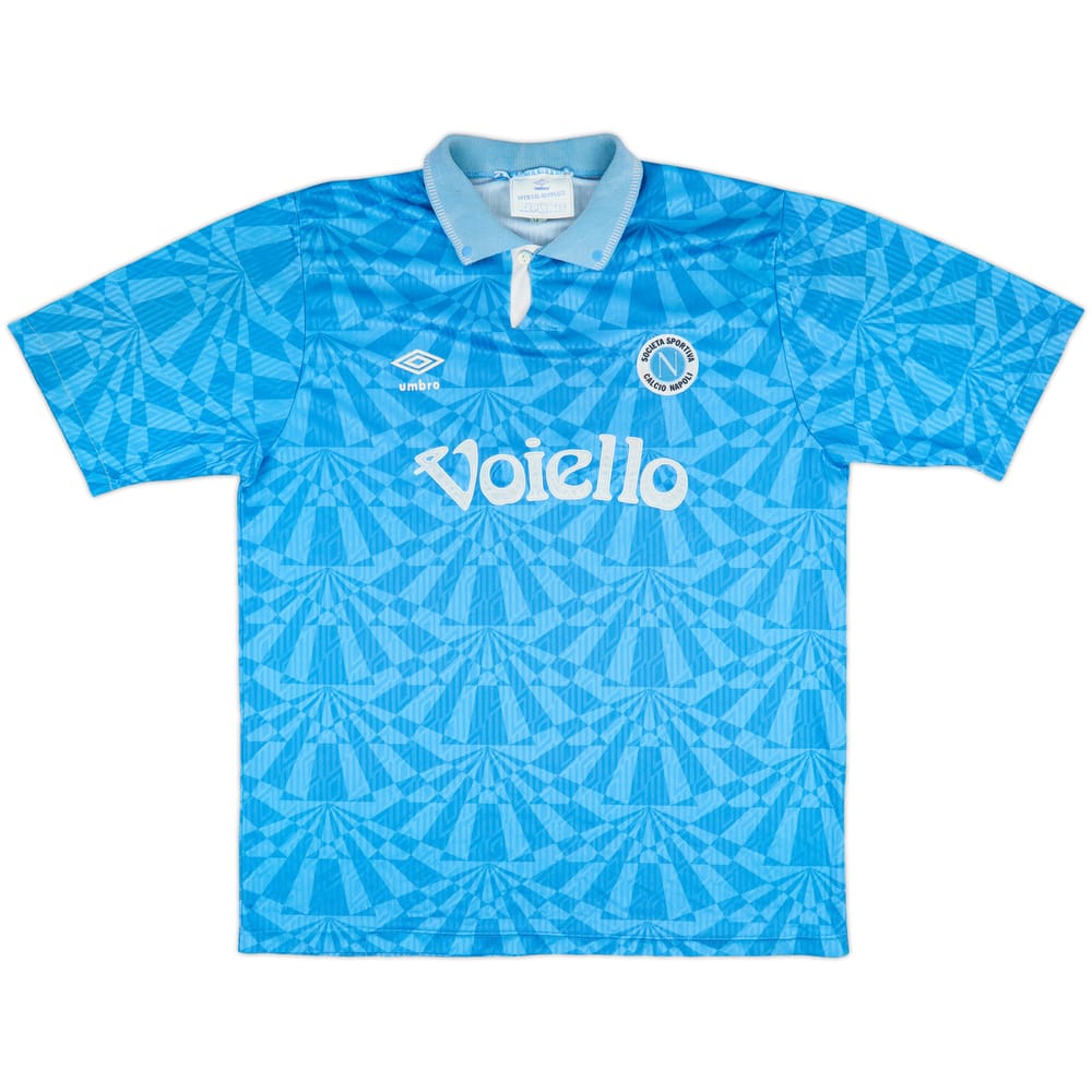 1991-93 Napoli Home Shirt - 7/10 - (L)