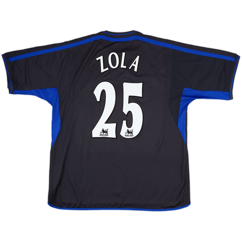 2002-04 Chelsea Away Shirt Zola #25 - 10/10 - (XXL)