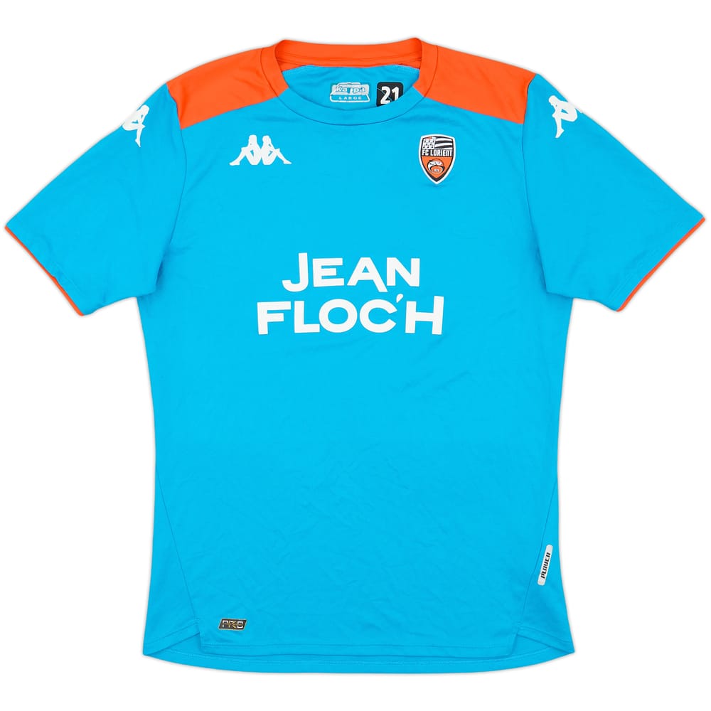 2020-21 Lorient Kappa Player Issue Training Shirt #21 - 8/10 - (L)
