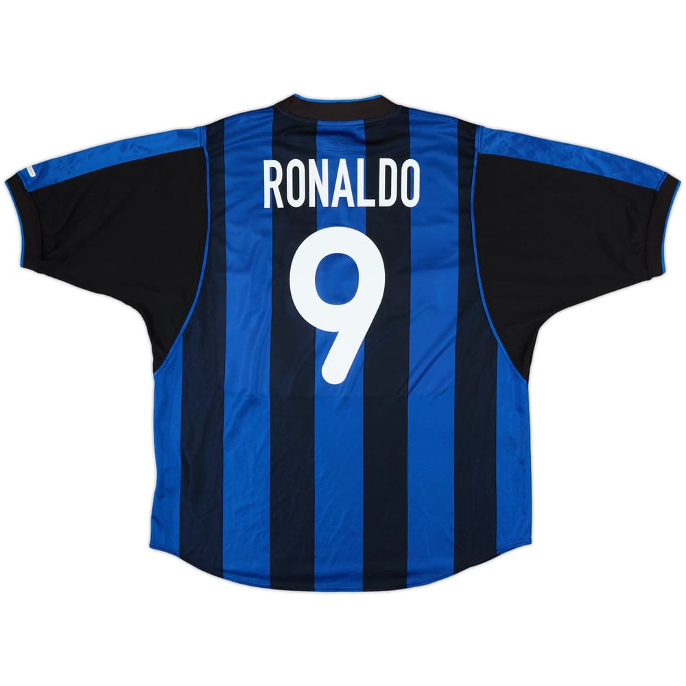 2000-01 Inter Milan Home Shirt Ronaldo #9 - 6/10 - (XL)