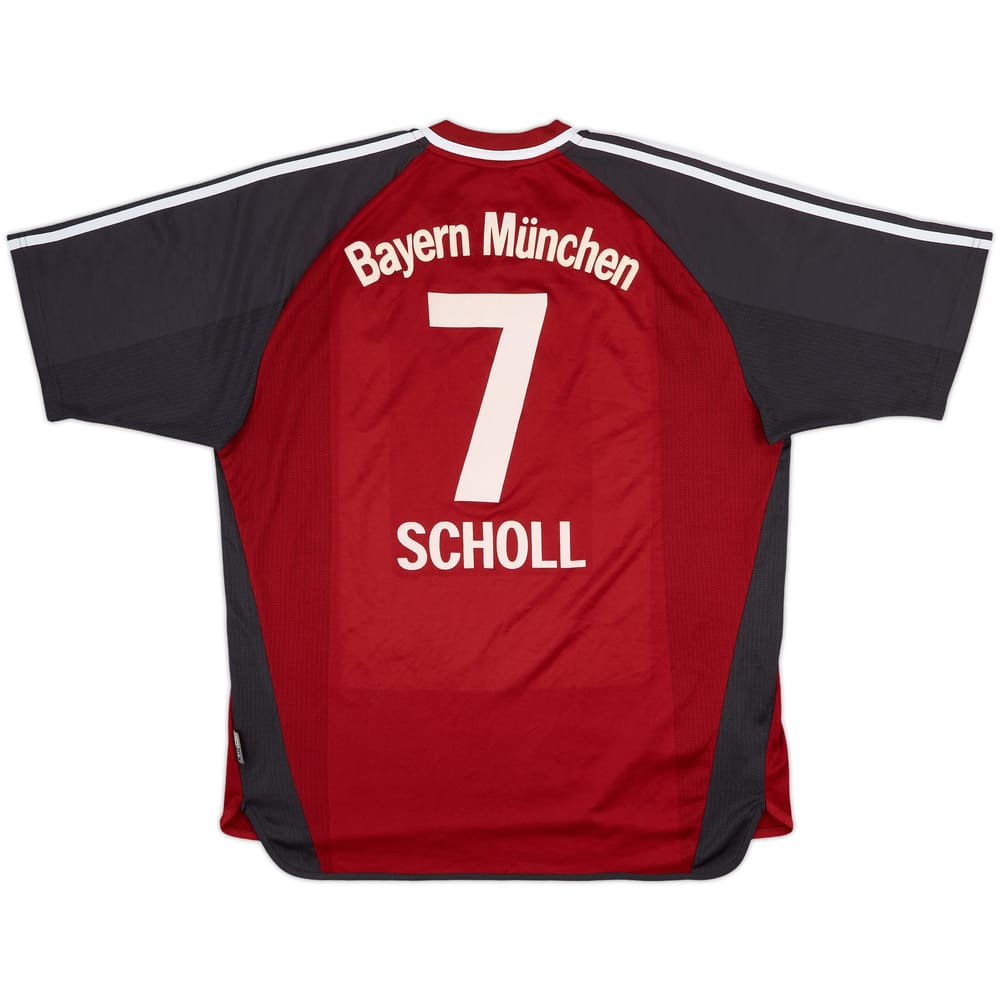 2001-02 Bayern Munich Home Shirt Scholl #7 - 8/10 - (XL)