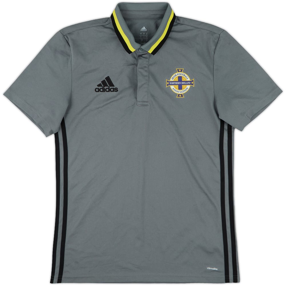 2016-17 Northern Ireland adidas Polo Shirt - 9/10 - (S)