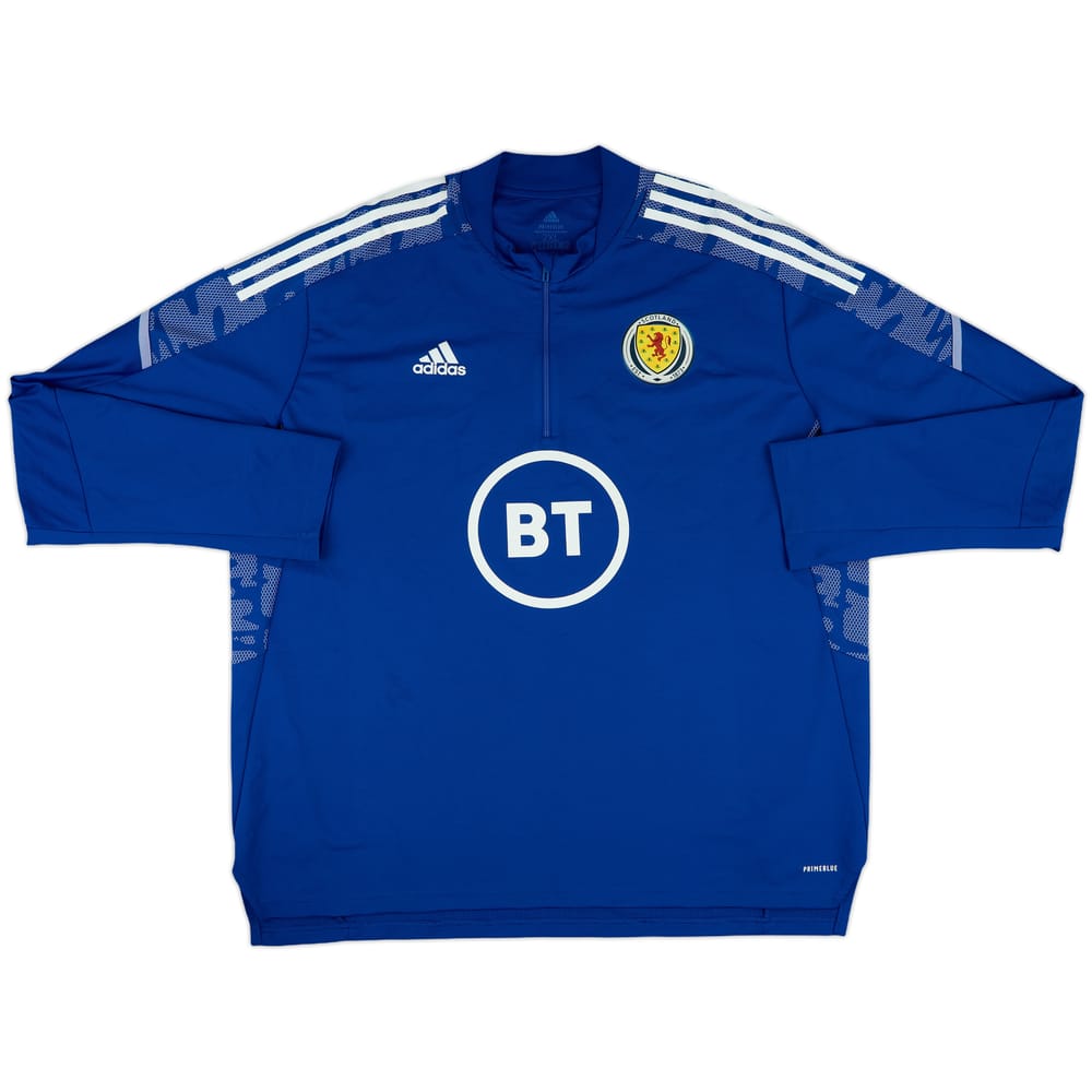 2019-20 Scotland adidas 1/4 Zip Drill Top - 10/10 - (XXL)
