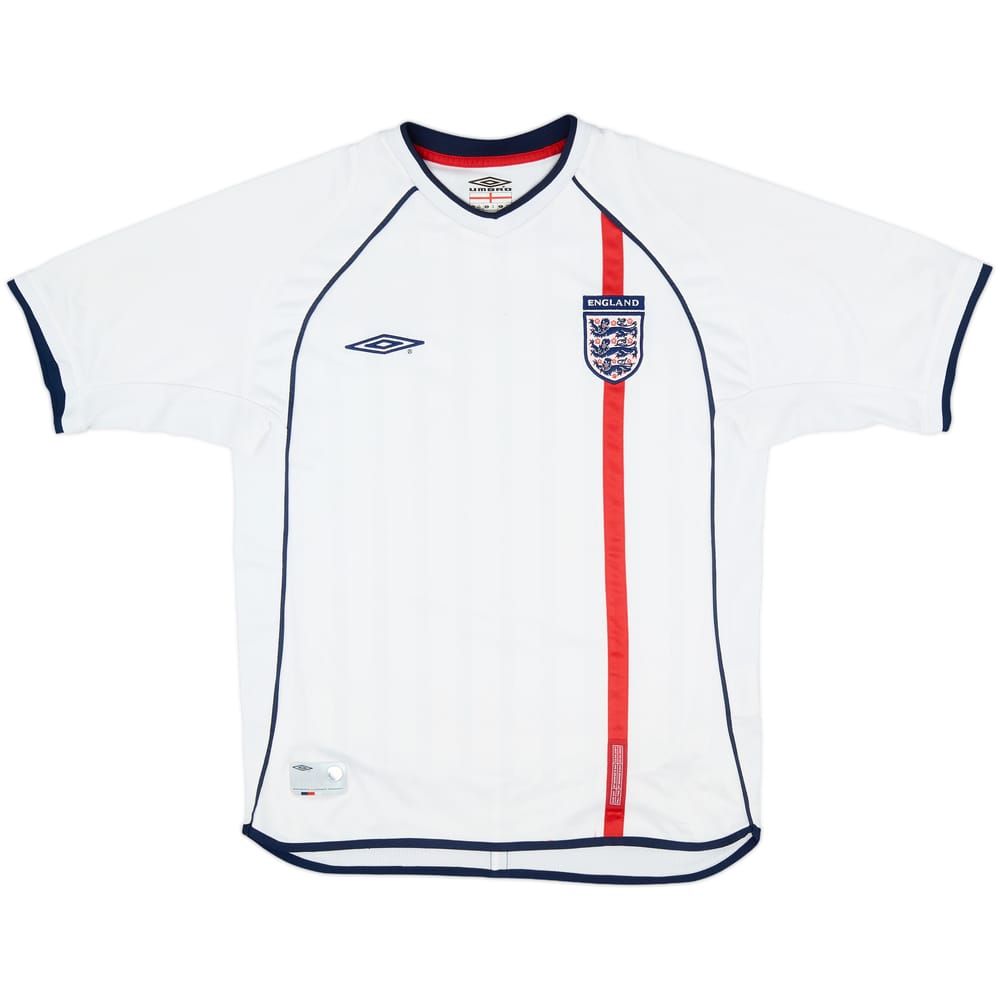 2001-03 England Home Shirt - 5/10 - (M)