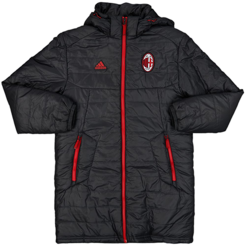 2012-13 AC Milan adidas Padded Bench Coat - 8/10 - (S)