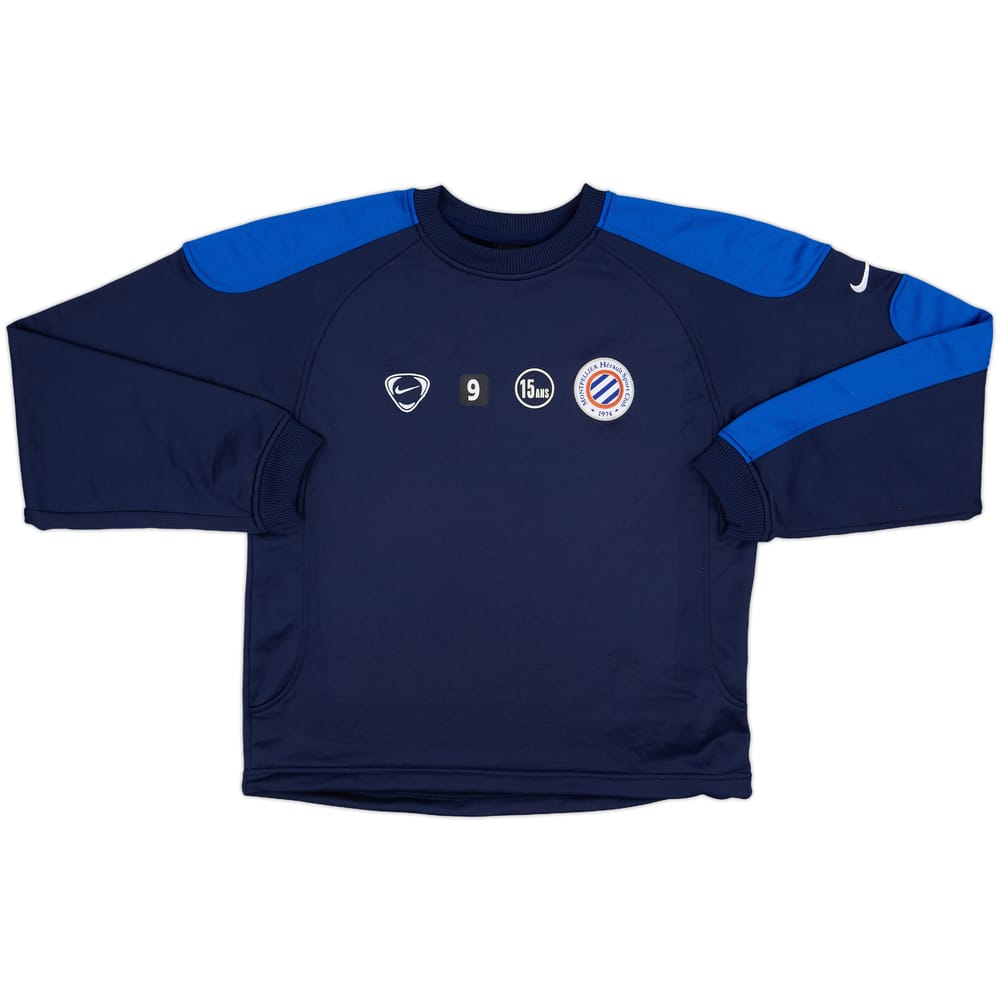 2005-06 Montpellier Player Issue Nike Sweat Top #9 - 8/10 - (S)