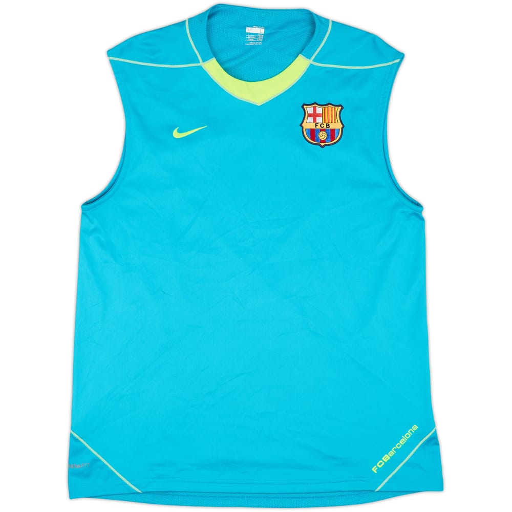 2007-08 Barcelona Nike Training Vest Ronaldinho #10 - 7/10 - (L)
