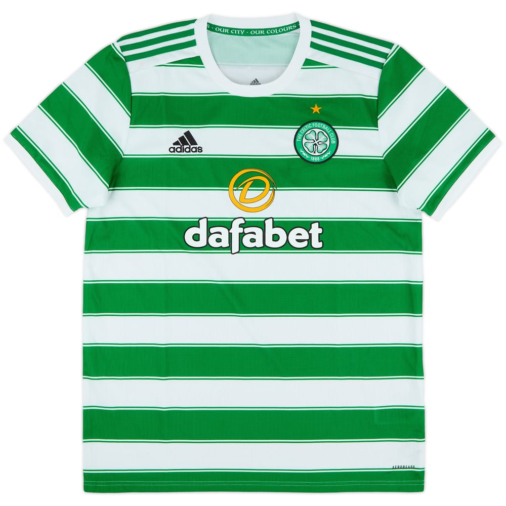 2021-22 Celtic Home Shirt - 10/10 - (L)