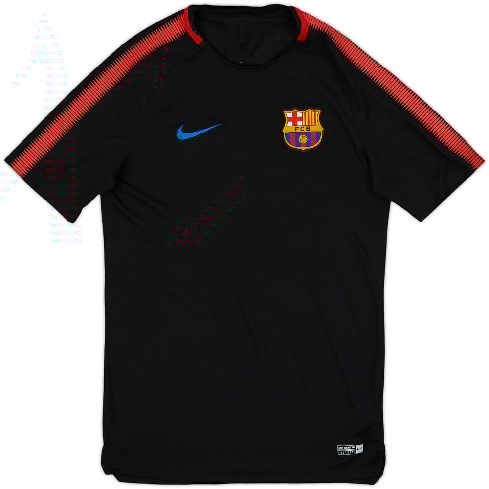 2017-18 Barcelona Nike Training Shirt - 8/10 - (M)