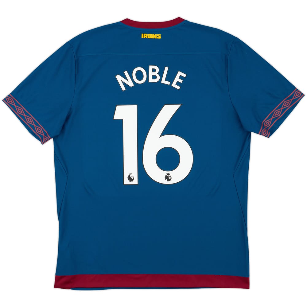 2018-19 West Ham Away Shirt Noble #16 - 10/10 - (XL)