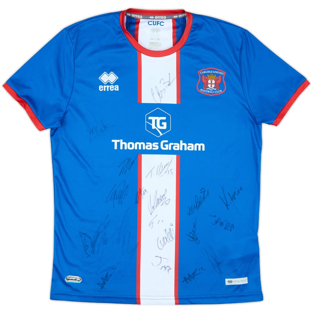 2021-22 Carlisle United Signed Home Shirt - 9/10 - (S)