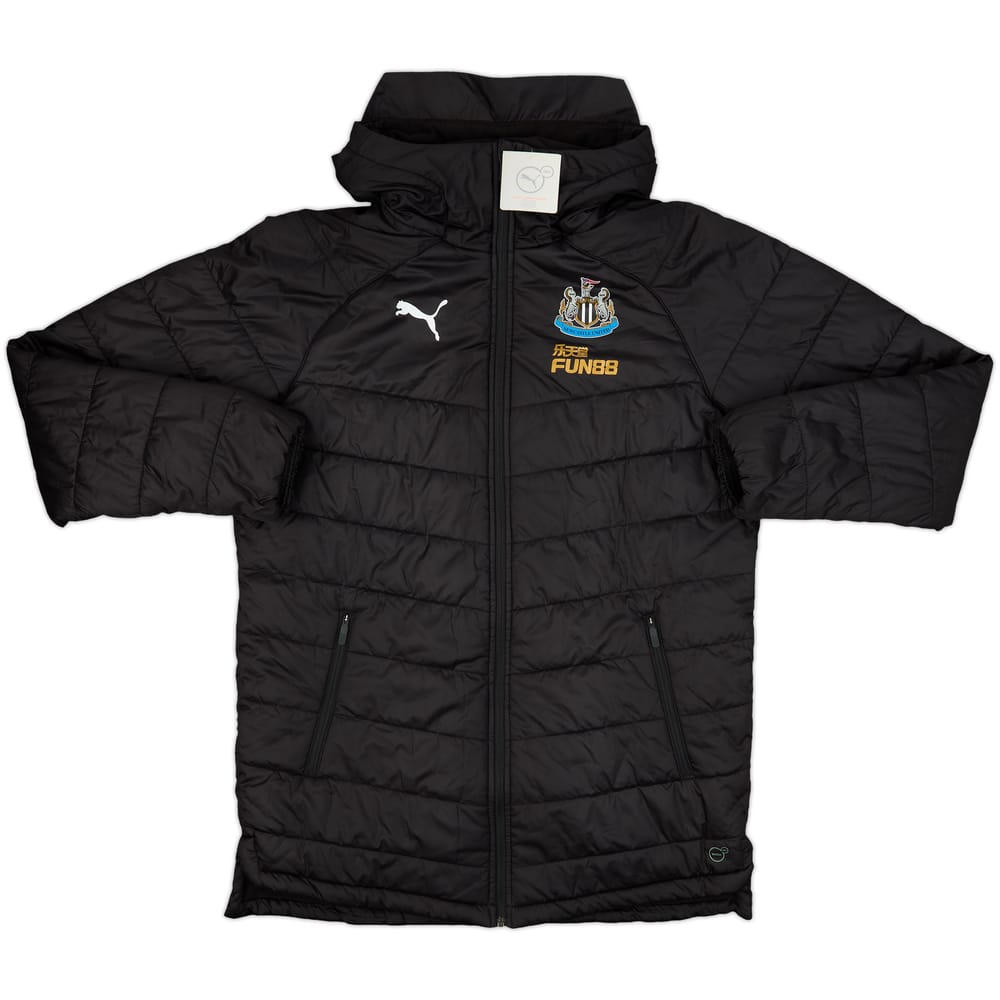 2019-20 Newcastle United Puma Hooded Padded Bench Coat (M)