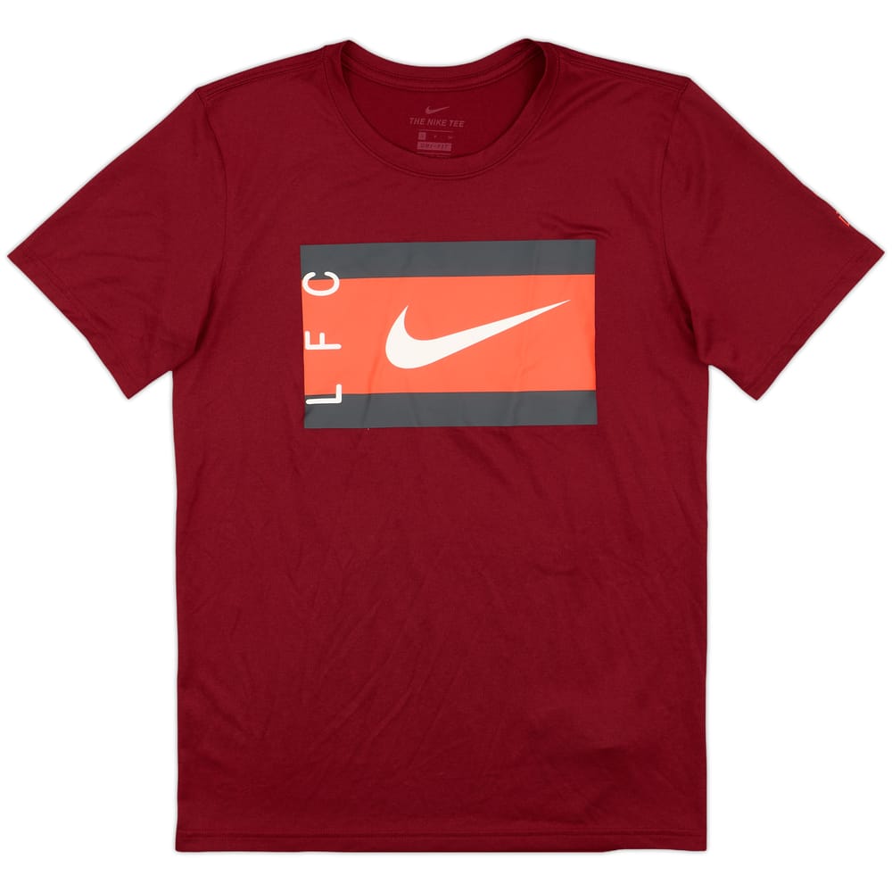 2021-22 Liverpool Nike Graphic Tee - 9/10 - (S)