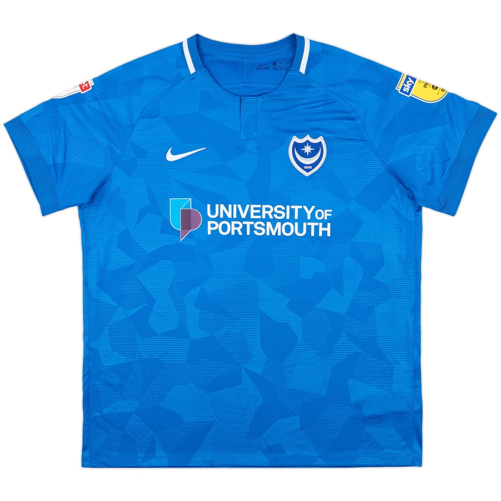 2018-19 Portsmouth Home Shirt - 7/10 - (XXL)