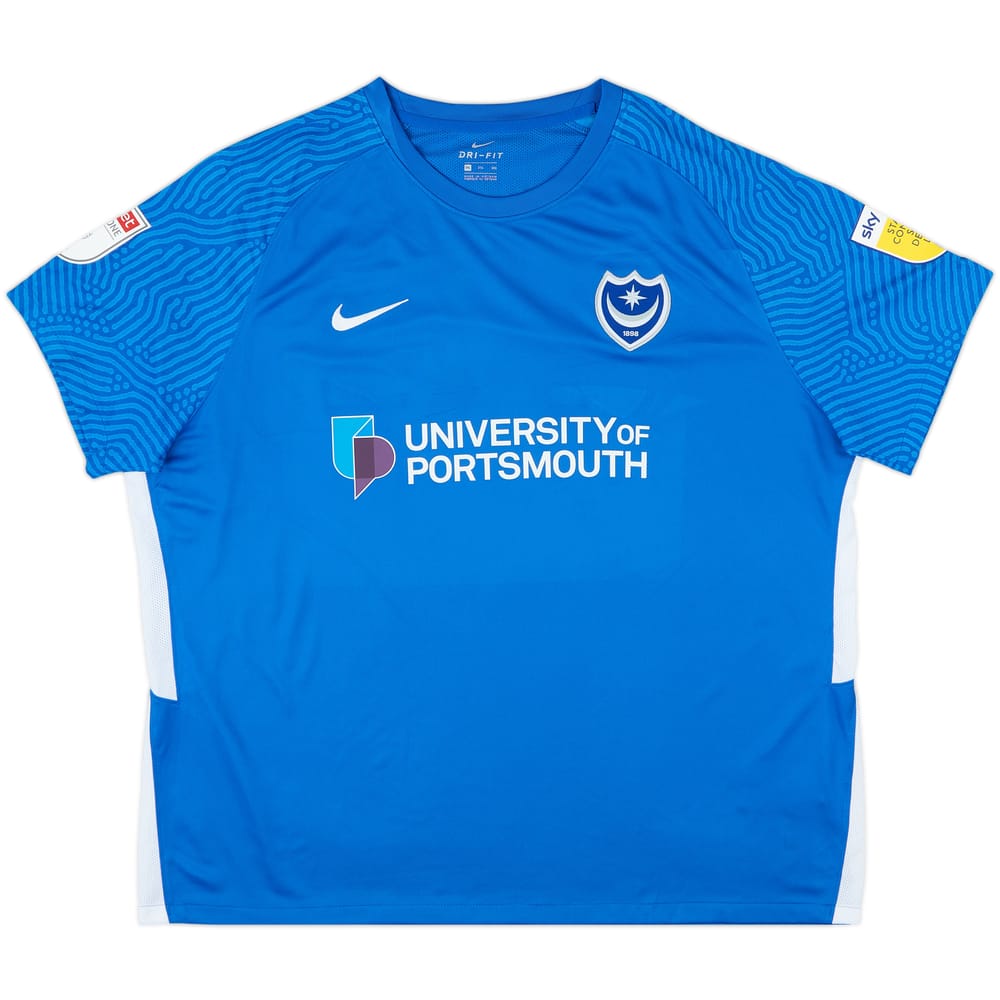 2021-22 Portsmouth Home Shirt - 10/10 - (3XL)