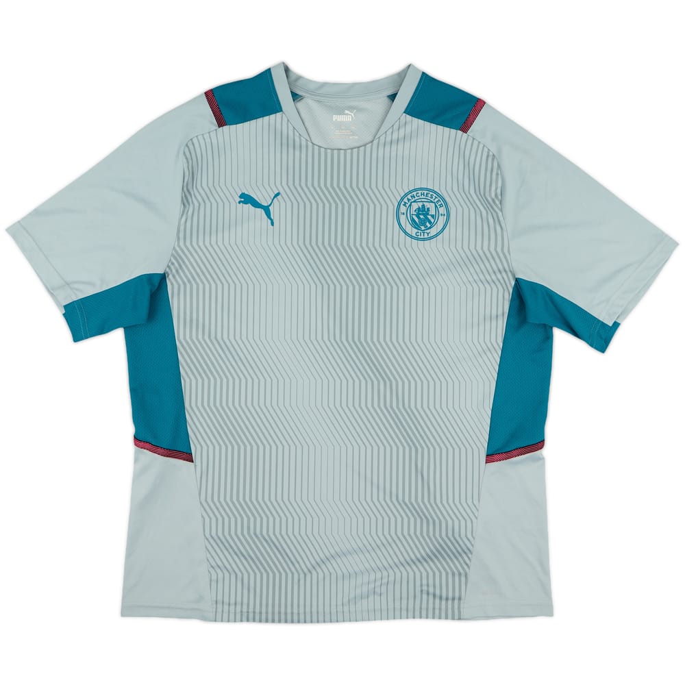 2021-22 Manchester City Puma Training Shirt - 8/10 - (XL)