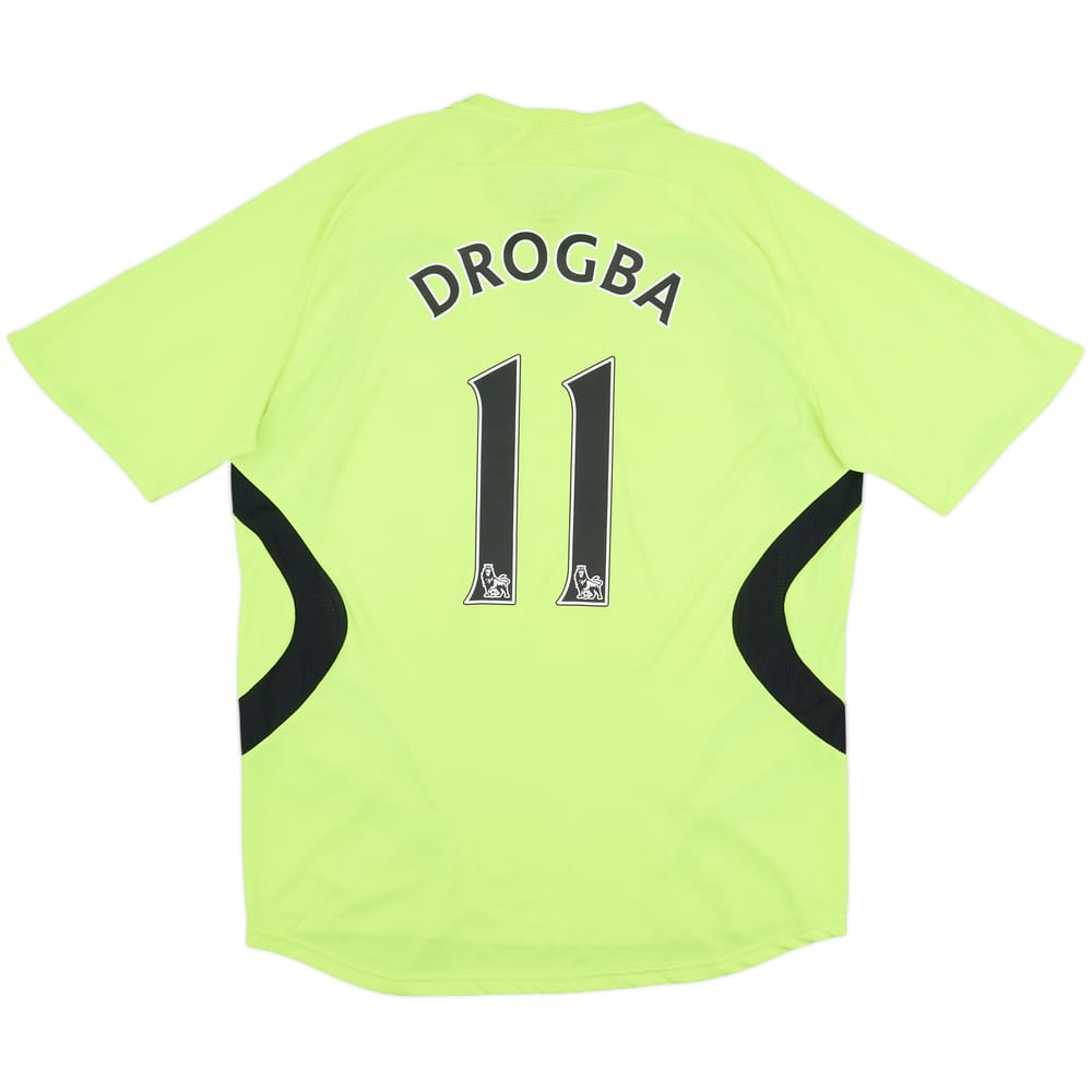 2007-08 Chelsea Away Shirt Drogba #11 - 7/10 - (L)
