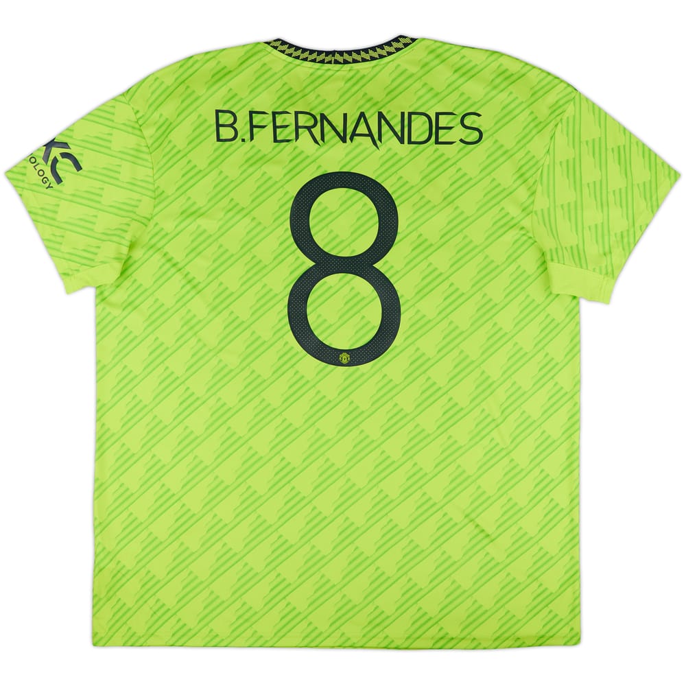 2022-23 Manchester United Third Shirt B.Fernandes #8 - 7/10 - (XXL)