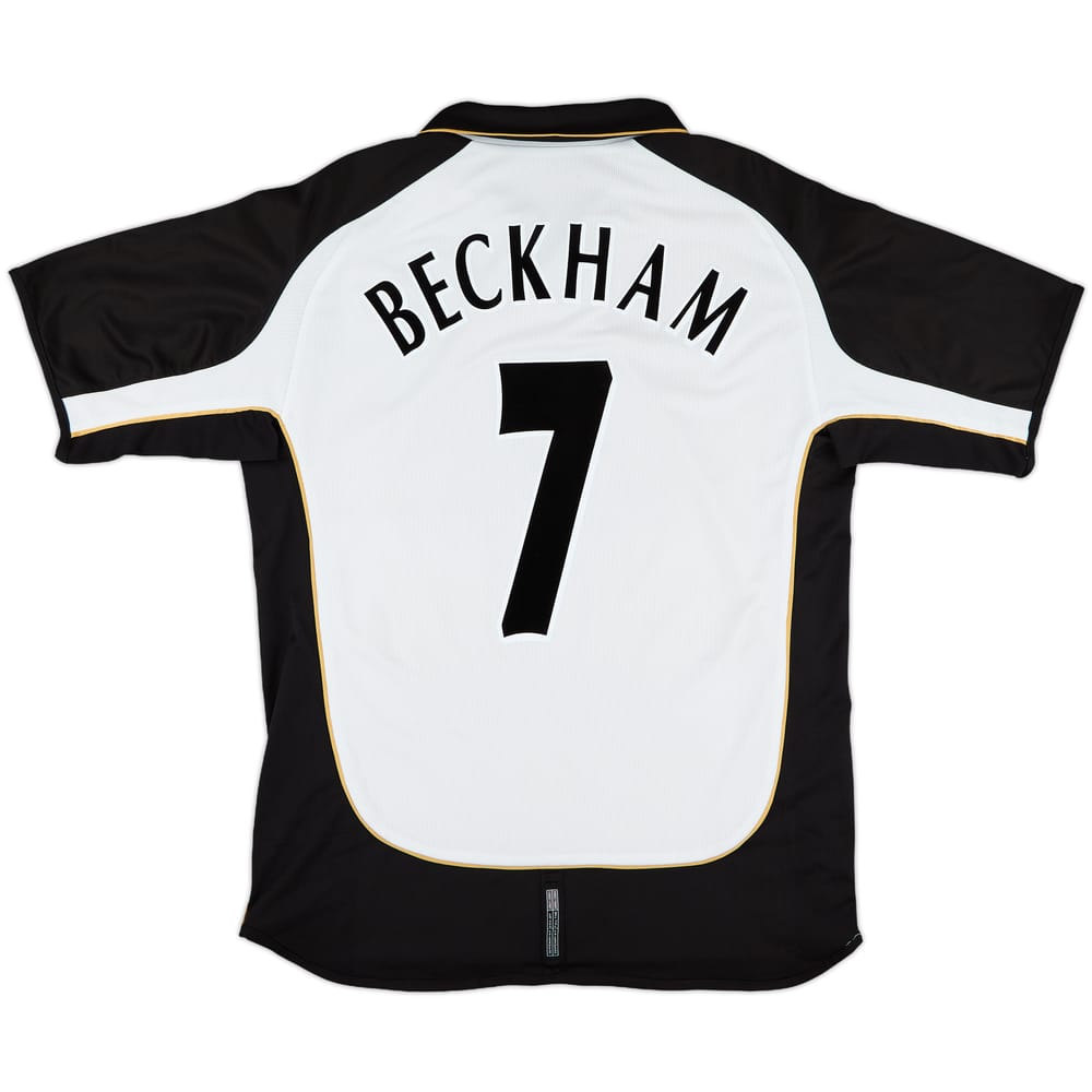 2001-02 Manchester United Centenary Away/Third Shirt Beckham #7 - 8/10 - (L)