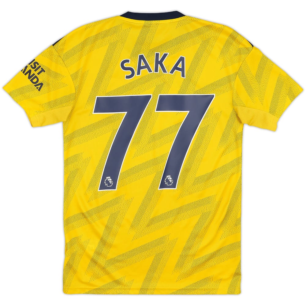 2019-20 Arsenal Away Shirt Saka #77 - 10/10 - (XS)