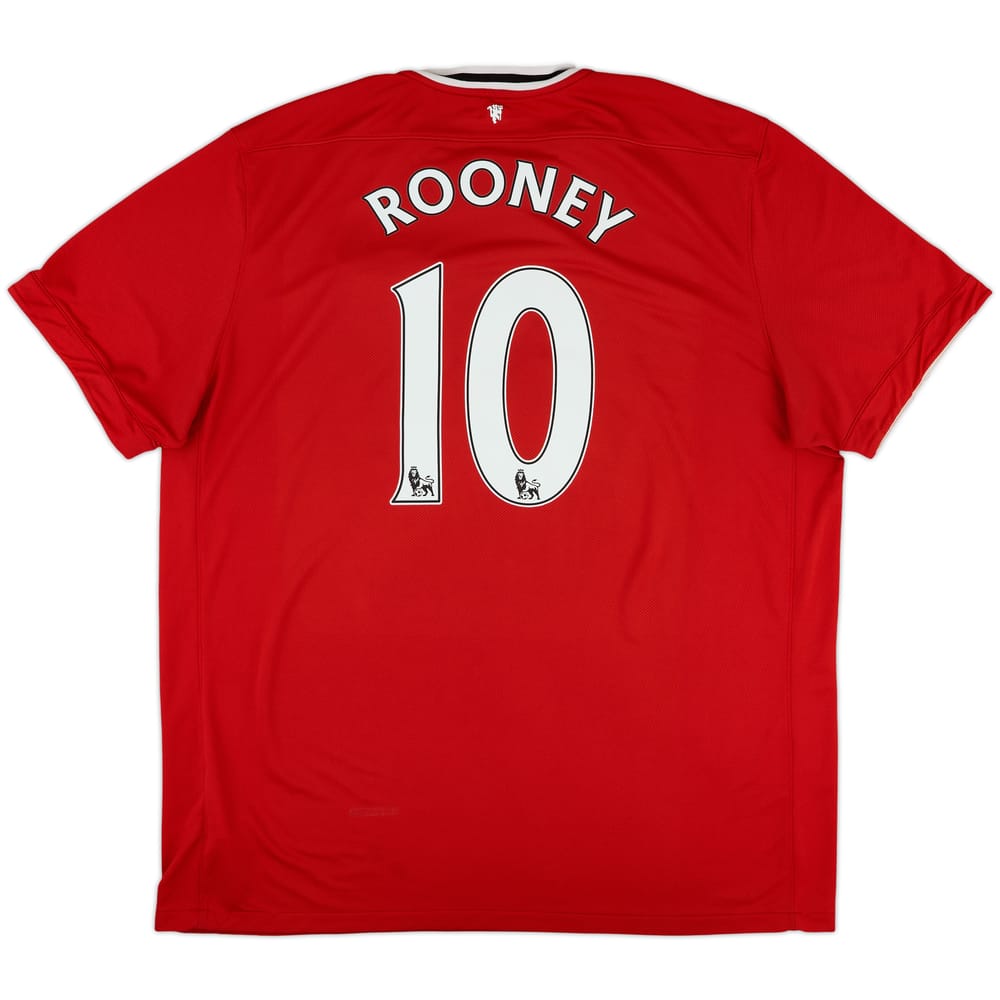 2011-12 Manchester United Home Shirt Rooney #10 - 8/10 - (3XL)