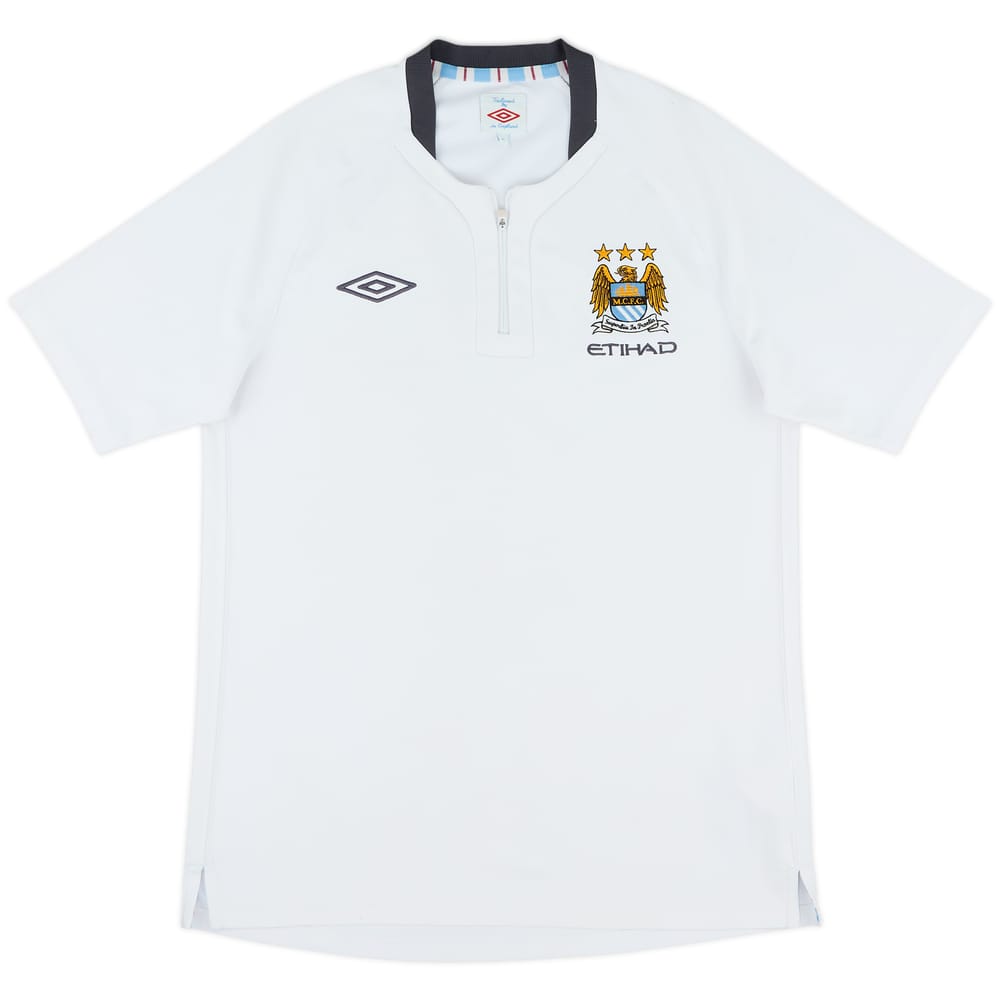 2010-11 Manchester City Umbro 1/4 Zip Training Shirt - 7/10 - (M)