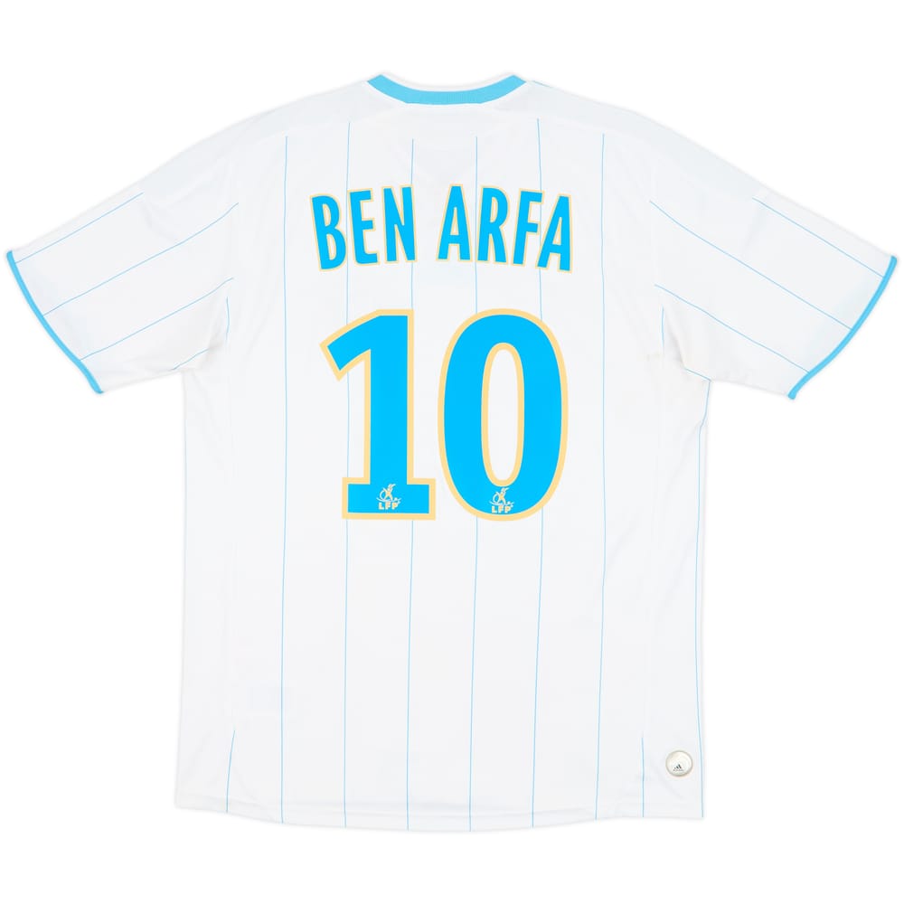 2009-10 Olympique Marseille Home Shirt Ben Arfa #10 - 7/10 - (XL.Boys)