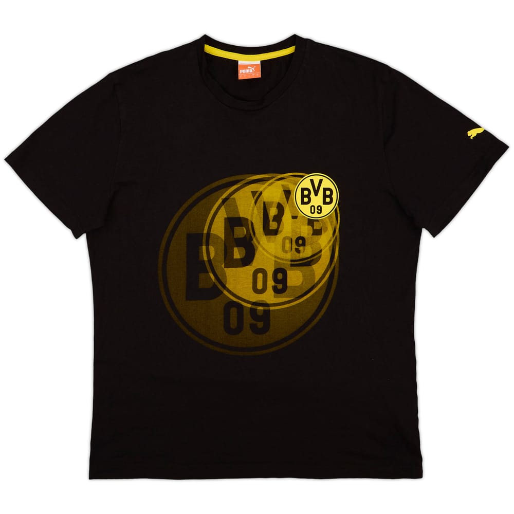 2014-15 Borussia Dortmund Puma Cotton Tee - 9/10 - (L)