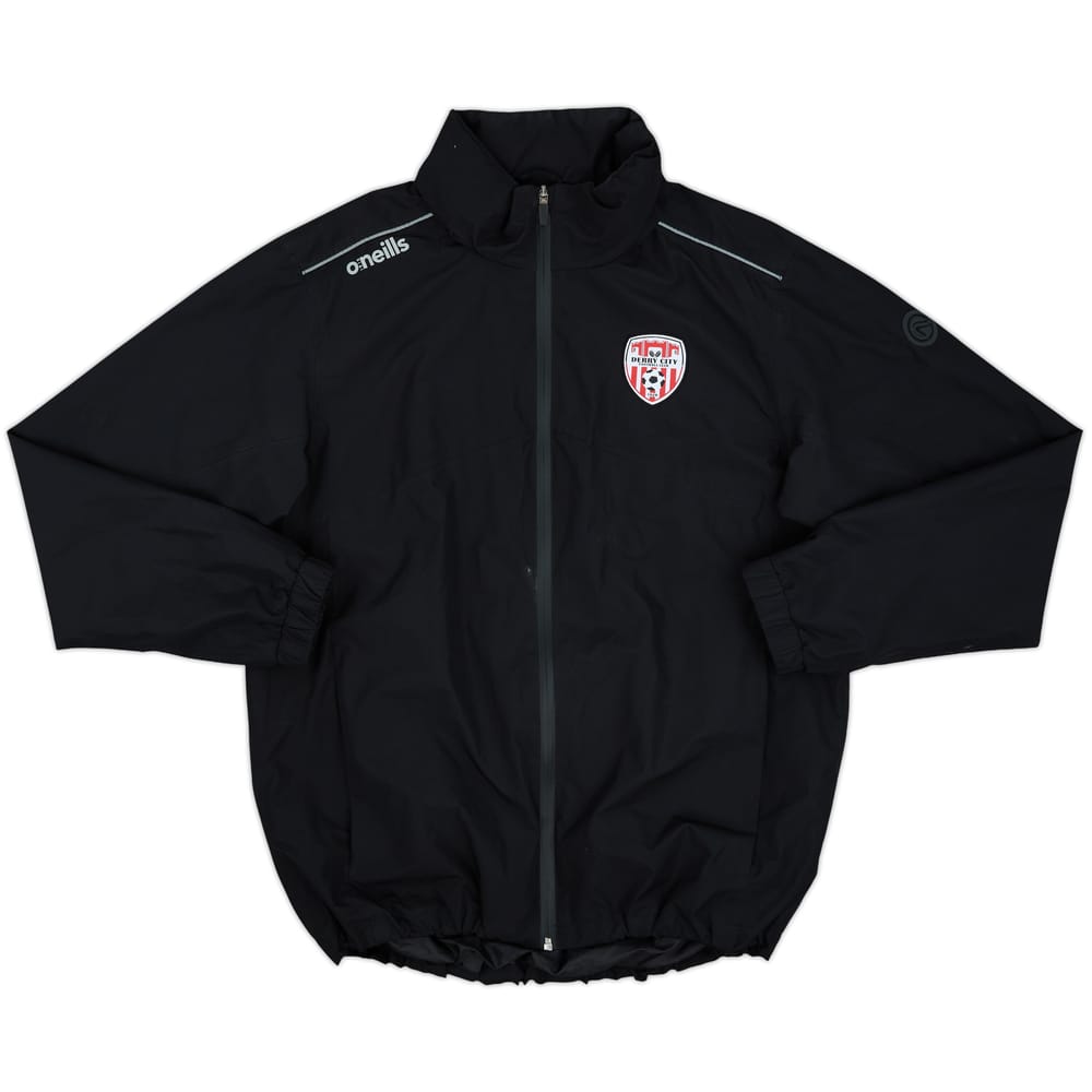 2008-09 Derry City O'Neills Hooded Rain Jacket - 8/10 - (M)
