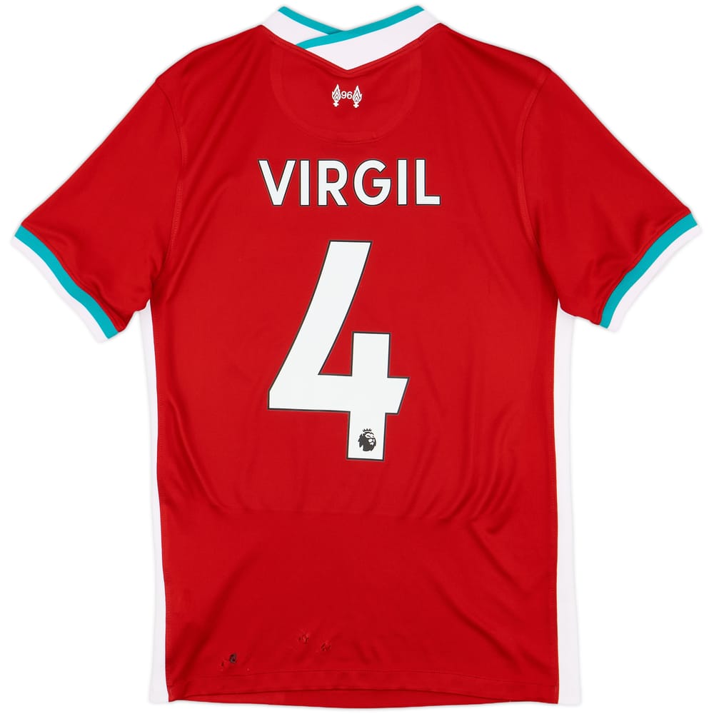 2020-21 Liverpool Home Shirt Virgil #4 - 5/10 - (S)