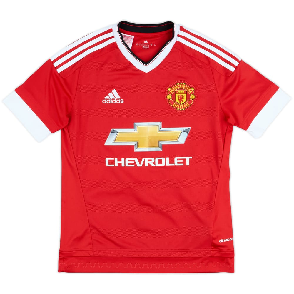 2015-16 Manchester United Home Shirt - 7/10 - (L.Boys)