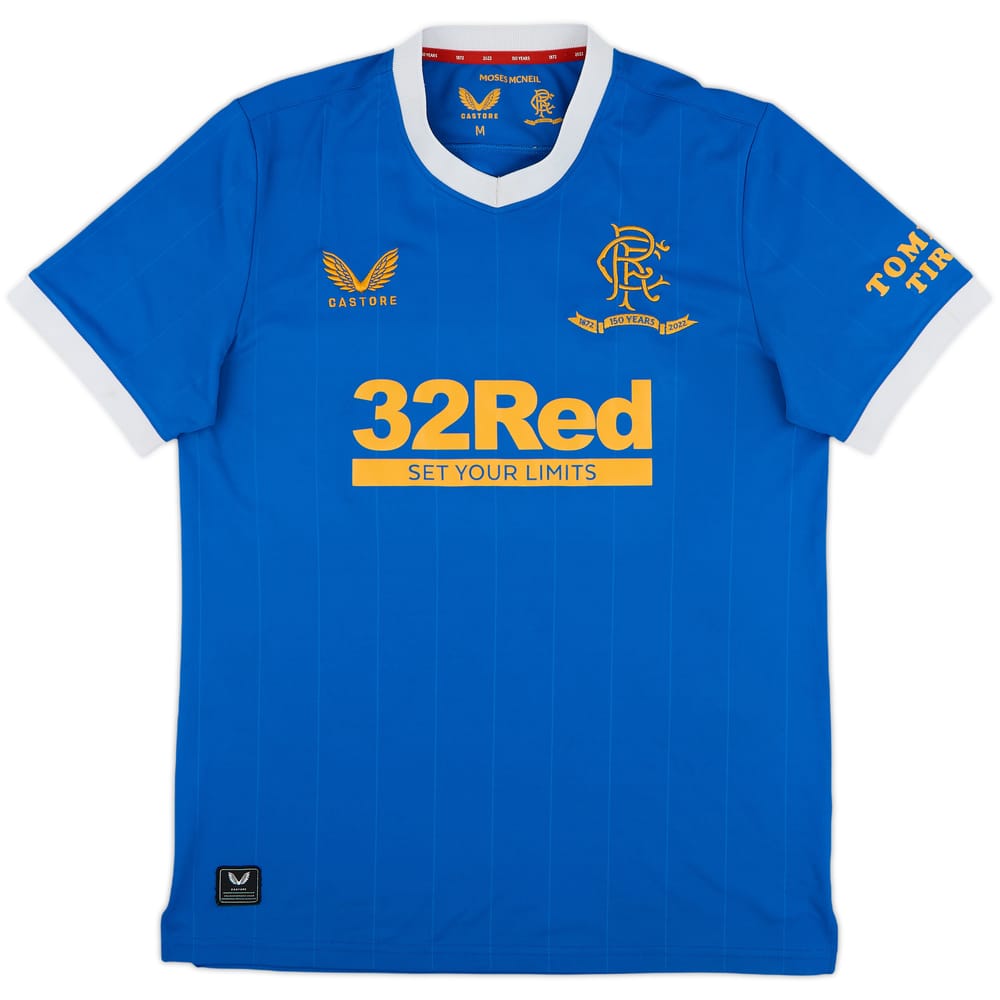 2021-22 Rangers Home Shirt - 7/10 - (M)