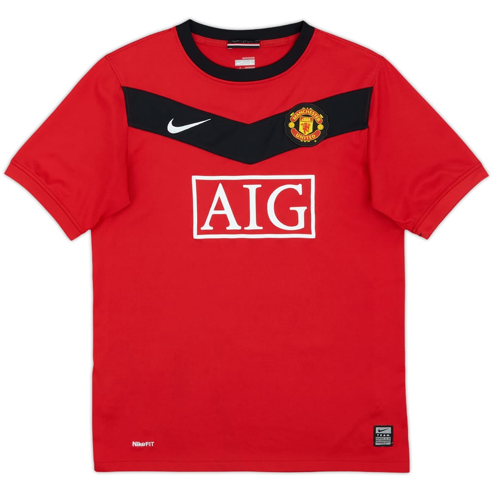 2009-10 Manchester United Home Shirt - 6/10 - (L.Boys)