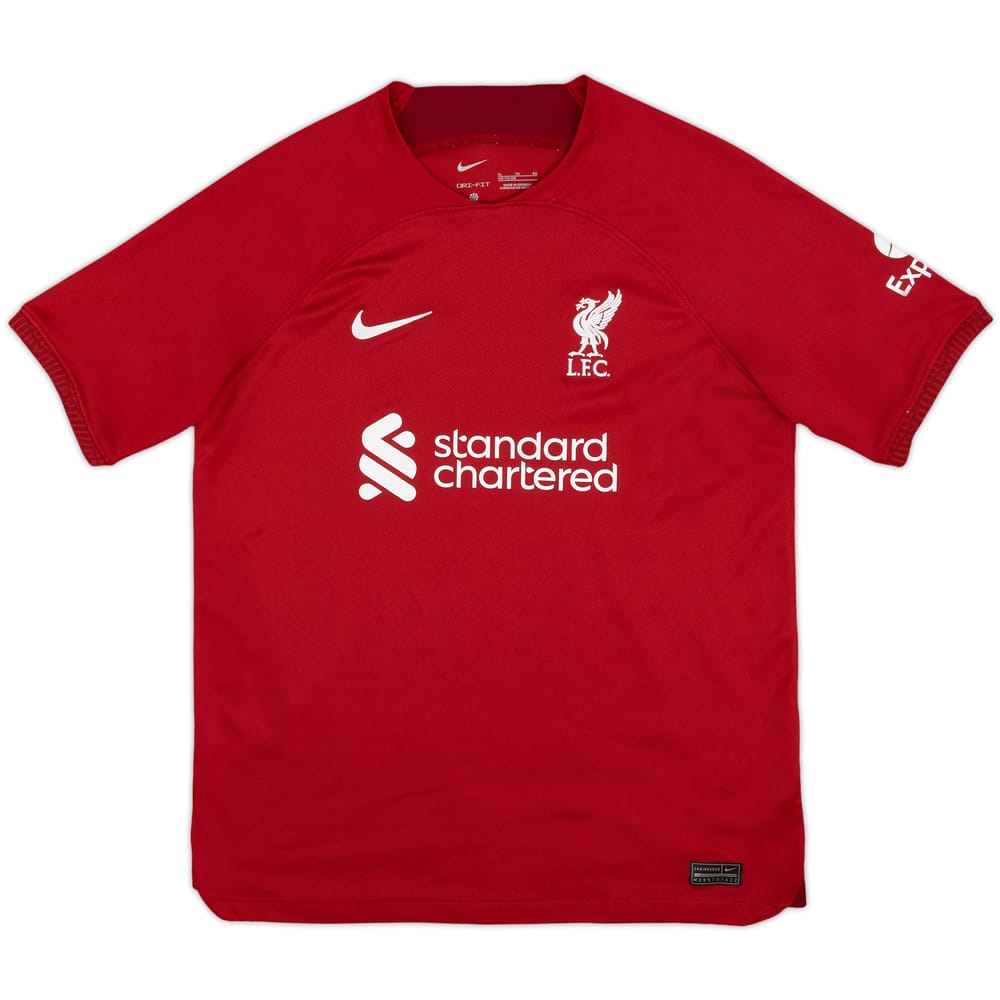 2022-23 Liverpool Home Shirt - 9/10 - (XL.Boys)