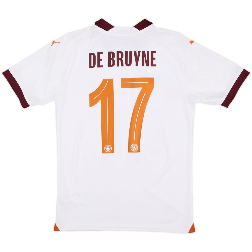 2023-24 Manchester City Away Shirt De Bruyne #17 - 8/10 - (S)