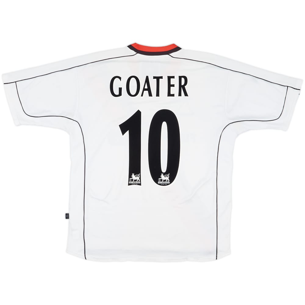 2002-03 Manchester City Away Shirt Goater #10 - 8/10 - (M)