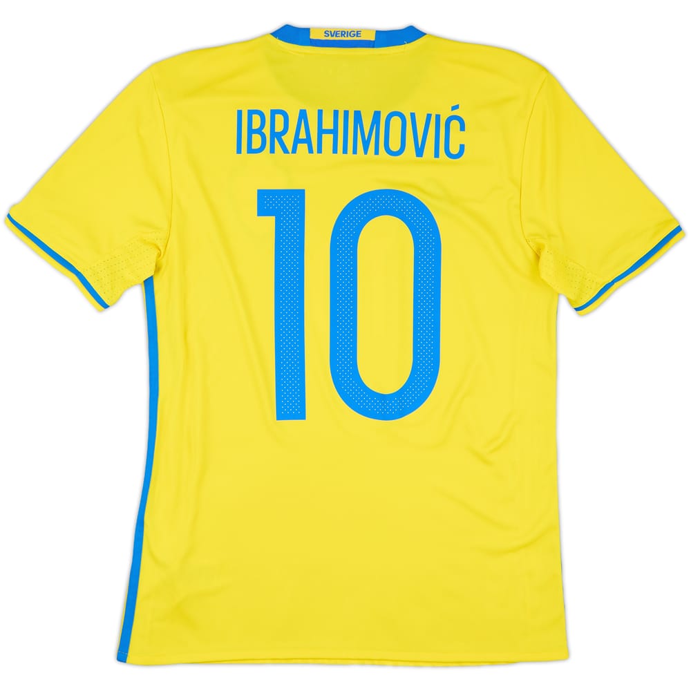 2016-17 Sweden Home Shirt Ibrahimovic #10 - 10/10 - (S)