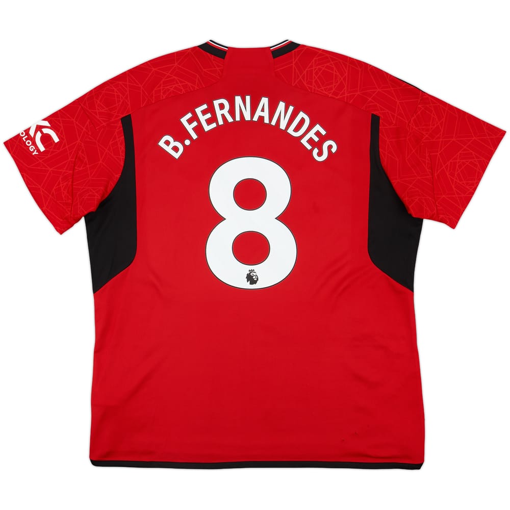 2023-24 Manchester United Home Shirt B.Fernandes #8 - 5/10 - (XXL)