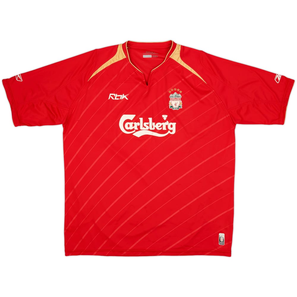 2005-06 Liverpool CL Home Shirt - 4/10 - (XXL)